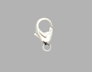 14K Solid 5.93mm White Gold Lobster Clasp, SKU#12-217-409