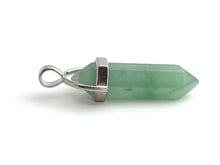 Green Aventurine Silver Plated Pendant Sku#M1431