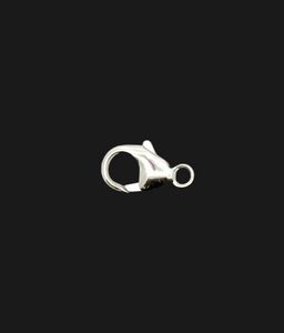 14K Solid 5.93mm White Gold Lobster Clasp, SKU#12-217-409