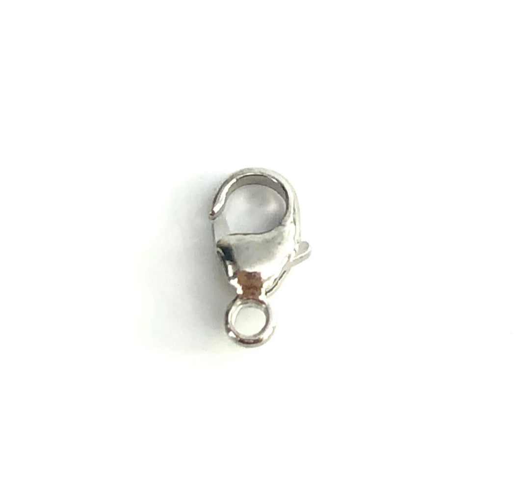 14K white gold 3.80mm lobster claw clasp, SKU#12-17-401