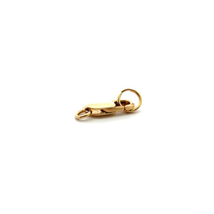 14K Gold Lobster Claw Clasp, 16mm, SKU#14LCC16