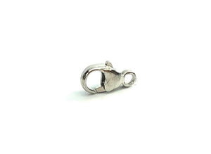 14K white gold 3.80mm lobster claw clasp, SKU#12-17-401