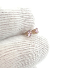 3.0mm Pink 3A Cz Snap-In Post Earring, Sku#4011230M10