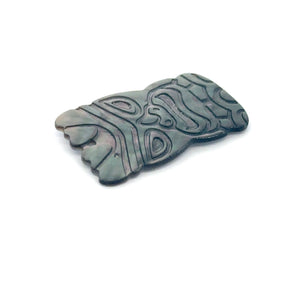 Mother of Pearl Tiki Head Charm Sku#M3490