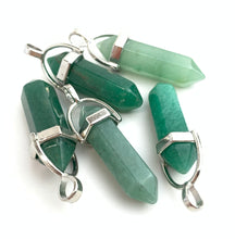 Green Aventurine Silver Plated Pendant Sku#M1431