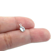 Silver/Gold Plated Bezel Charm