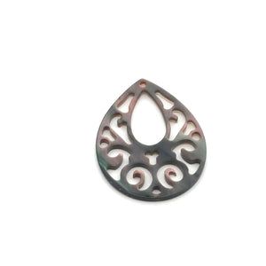 Tahitian Mother Of Pearl Beads, Sku#M460