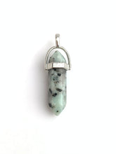 Tianshan Blue Silver Plated Pendant Sku#M1428