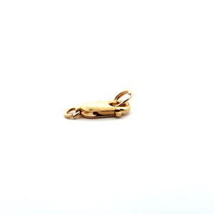 14K Gold Lobster Claw Clasp, 16mm, SKU#14LCC16