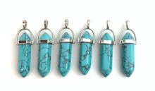 Turquoise Silver Plated Pendant Sku#M1429