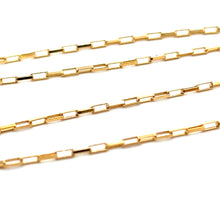 14KGF 1.2MM Elongated Venn Hamilton Finish Chain, SKU#14SM1295