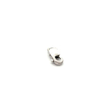 White Gold Lobster Claw claps, SKU#12-17-430R