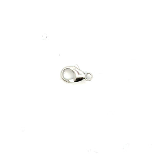 14K Solid 5.93mm White Gold Lobster Clasp, SKU#12-217-409