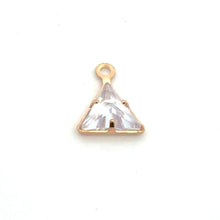 Gold Plated Triangle Charm, Sku#M3219