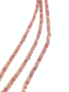 Rhodochrosite Heart Bead Strand Sku#M2828