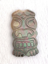 Mother of Pearl Tiki Head Charm Sku#M3491