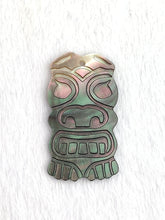 Mother of Pearl Tiki Head Charm Sku#M3491