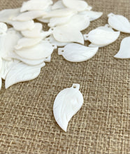 Mother of Pearl Leaf Charm Sku#M117