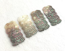 Mother of Pearl Tiki Head Charm Sku#M3491