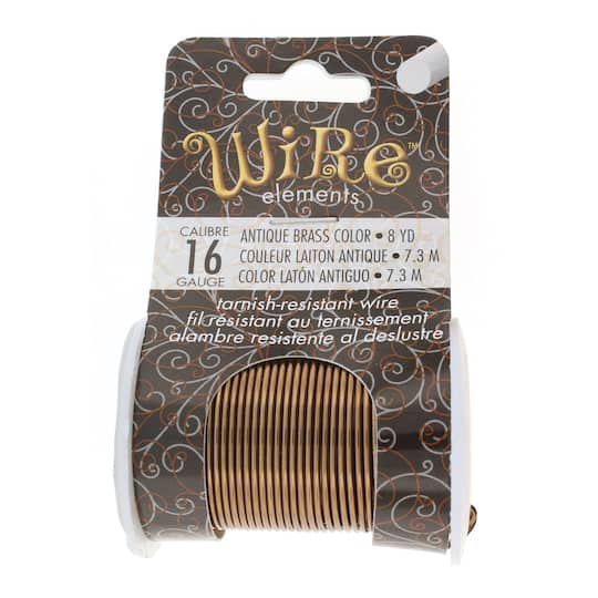 Tarnish-Resistant Wire Antique Brass