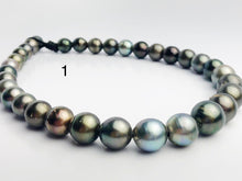 BIG 16mm Tahitian Pearl Necklace on Leather Cord, 12 - 16mm (285)