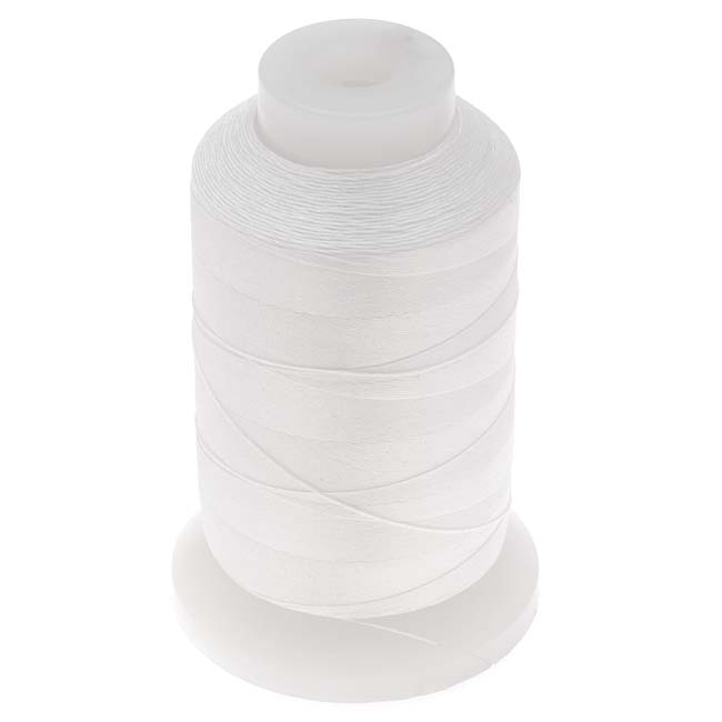 Nylon Bead Cord White Spool