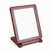 Small Wooden Folding Mirror