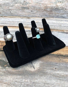 7-Long Finger Ring Display