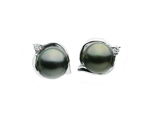 Sterling Silver Earring Pearl Setting SE05 Setting only. No pearl included