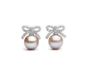 Sterling Silver Earring Pearl Setting SE25 Setting only. No pearl included.