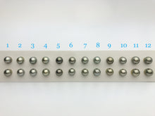 9mm Tahitian Loose Matched Pearls, 9mm Round  (#145)