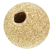 10.0mm Stardust Bead 2.0mm Hole, 14k gold filled. Made in USA. #4001210S