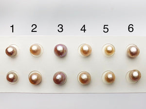 6-8mm Edison AA Loose Matched Pearls, Pink and Peach, 7mm Round (315)