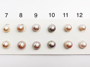 6-7mm Edison AA Loose Matched Pearls, Pink and Peach, 7mm Round (319)