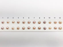 6-7mm Edison AA Loose Matched Pearls, Pink and Peach, 7mm Round (321)