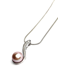 Sterling Silver Pearl Pendant Setting - SP62. Setting only. No pearl included.