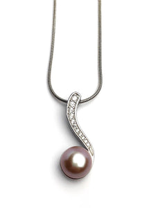 Sterling Silver Pearl Pendant Setting - SP62. Setting only. No pearl included.