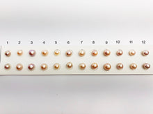 6-8mm Edison AA Loose Matched Pearls, Pink and Peach, 7mm Round (315)