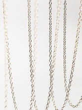 20" 925 Sterling Silver Anti Tarnish Alloy - 1mm Round Cable Chain Necklaces