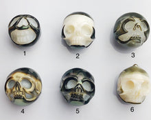 Carved Skulls Tattoo Tahitian Pearl 12-14mm (612)
