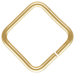 Square Jump Ring 20ga (.81x8.0x8.0mm), 14k gold filled. Made in USA. #4004487SQ