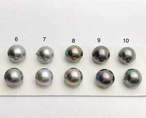 Tahitian Loose Pearls , Drop AAA, Multi Colored Matched Pairs, 11-12mm, #644