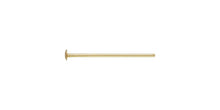 24ga Headpin .020x.50"(0.50x12.7mm) 060" Head, 14k gold filled Sterling Silver,. #4005372