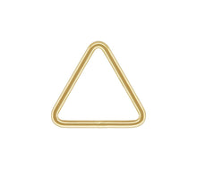 Triangle .035x.394" (0.89x10.0mm), 14k gold filled. Made in USA. #4004420TRC