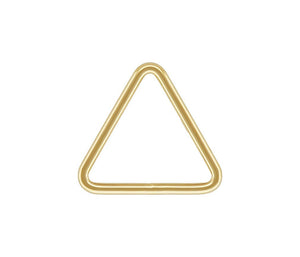 Triangle .035x.394" (0.89x10.0mm), 14k gold filled. Made in USA. #4004420TRC