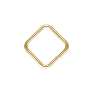 Square Jump Ring 20ga (.81x8.0x8.0mm), 14k gold filled. Made in USA. #4004487SQ