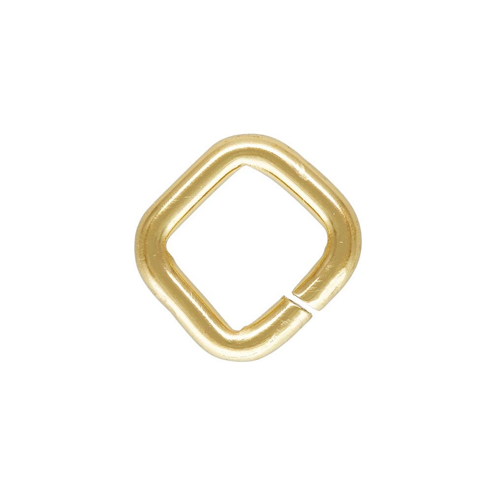 Square Jump Ring 20.5ga (.76x4.0x4.0mm), 14k gold filled. Made in USA. #4004460SQ
