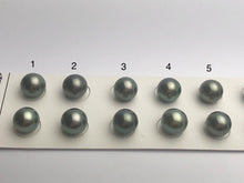 Tahitian Matched Pairs Loose Pearls, AA 9.5-10mm, Round Multi Colors, #635