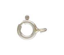 6mm Spring Ring Light w/ Open Ring, Sterling Silver. #5002360