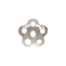 5.0mm Perforated Flower Bead Cap,  Sterling Silver. Made in USA. #5020264